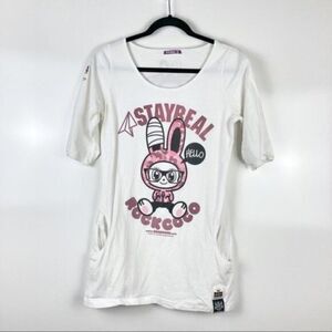 Stay Real Rock Coco Ashin x No2Good Top Streetwear Graphic Shirt Size Medium